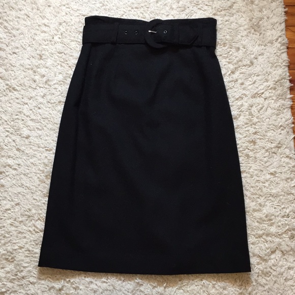 Radcliffe Petites Dresses & Skirts - Radcliffe Petites Black Wool Pencil Skirt w/ Belt Radcliffe Petites Dresses & Skirts - Radcliffe Petites Black Wool Pencil Skirt w/ Belt